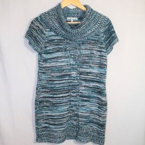 NY Collection Sz L Sweater Women's Cowl Neck